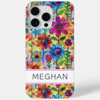 Groovy Retro Flower Power Personalized