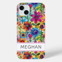 Groovy Retro Flower Power Personalized