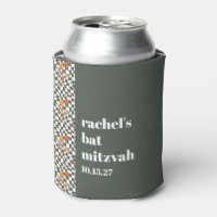 Groovy Retro Green Mushrooms Custom Bat Mitzvah