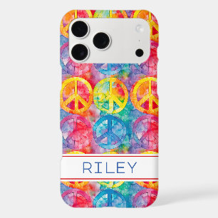 Groovy Retro Hippie Peace Sign Personalized
