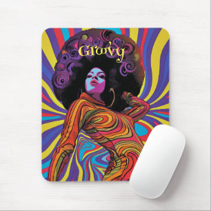 Groovy Retro Mouse Pad