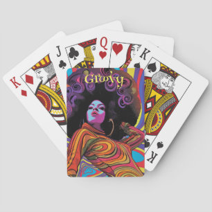 Groovy Retro Playing Cards