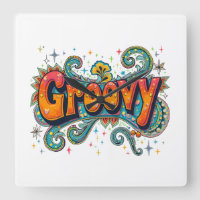 Groovy Retro Psychedelic 70s Funky Hippie Art