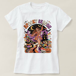 Groovy Retro Spooky Season T-Shirt