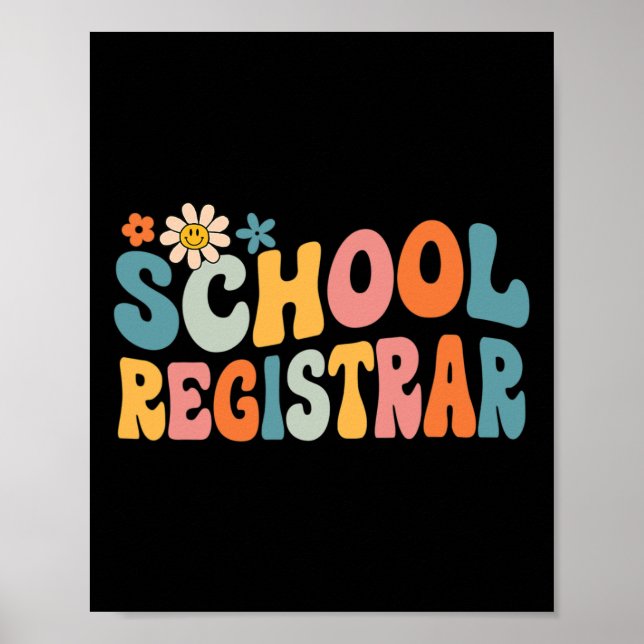 Groovy School Registrar Byck To School  Poster (Front)