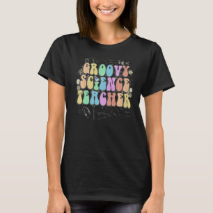 Groovy SCIENCE TEACHER Technology Crew STEM Engine T-Shirt