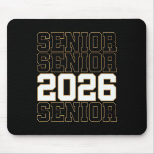 Groovy Senior 2026 Cl Of 2026 Graduate Senior Men  Mouse Pad