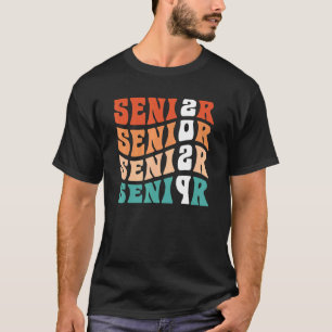 Groovy Senior 2029 Graduation My Last First Day S T-Shirt