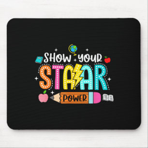 Groovy show staar power teacher testing exam test mouse pad