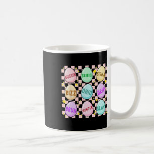 Groovy Skibidi Easter Egg Funny Rizz Meme Easter H Coffee Mug