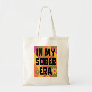 Groovy sober tote bag