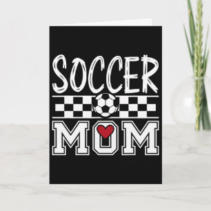 Groovy Soccer Mom Mother Soccer Mom _1 Card