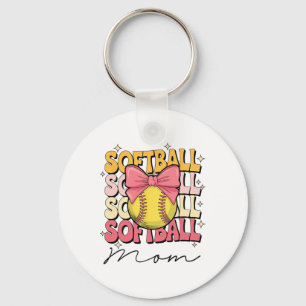Groovy Softll Mom Mother Coquette Bow Softll _2 Keychain