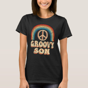 Groovy Son 70s Aesthetic Nostalgia 1970's Retro So T-Shirt