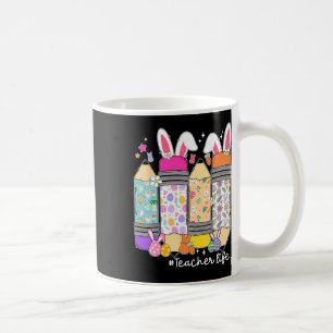 Groovy Sped Teacher Easter Bunny Sped Teaching Eas Coffee Mug