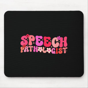 Groovy Speech Pathologist Speech Language Therapy Mouse Pad