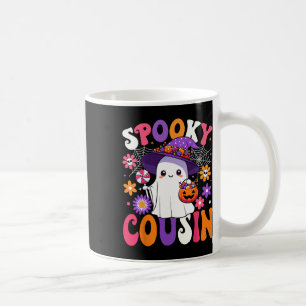 Groovy Spooky Cousin Halloween Ghost Pumpkin Hallo Coffee Mug