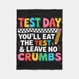 Groovy Staar State Test Day Motivation You Will Ea Fleece Blanket