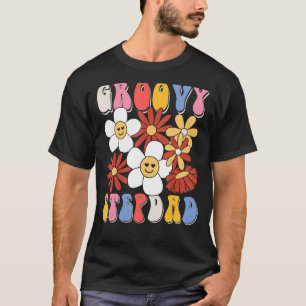 Groovy Stepdad Fathers Day Retro 60s 70s 80s Famil T-Shirt