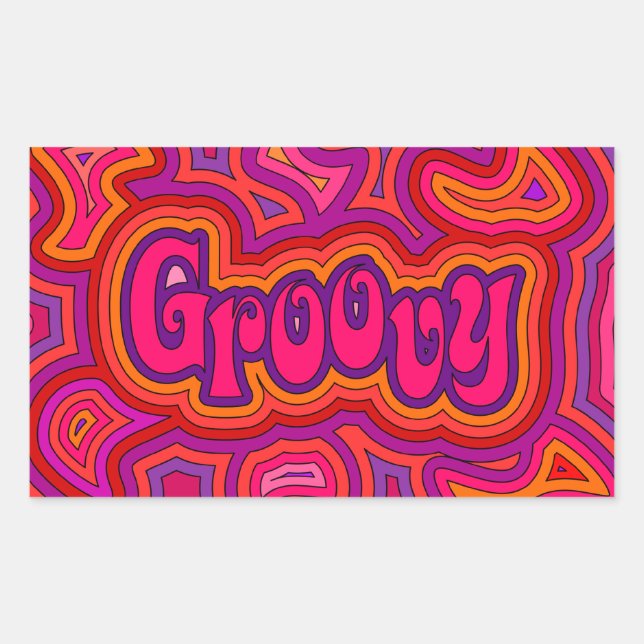 Groovy Sticker (Front)