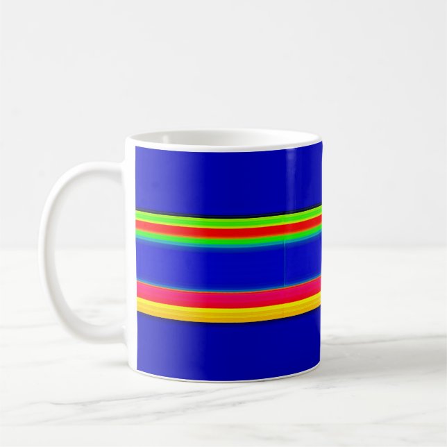 groovy stripes coffee mug (Left)
