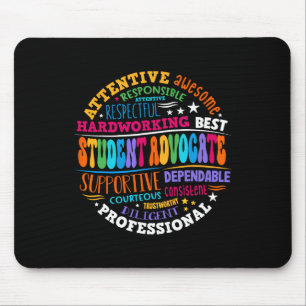 Groovy Student Advocate Appreciation Back To Schoo Mouse Pad