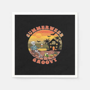 Groovy Summerween For Refreshing Heat Classic Napkin