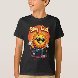 Groovy Sun Skater – Stay Cool in Retro Streetwear T-Shirt