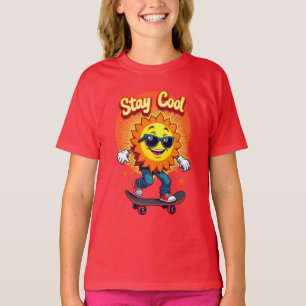 Groovy Sun Skater – Stay Cool in Retro Streetwear T-Shirt