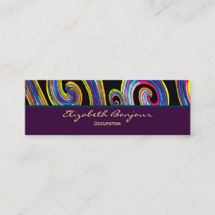 Groovy Swirls ~ Business Card / Calling Card