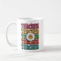 Groovy Teacher Cute Daisy Flower Retro Back School