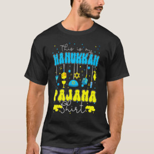Groovy This Is My Hanukkah Pajamakah Hanukkah Paja T-Shirt