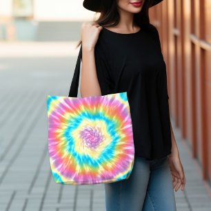 Groovy Tie Dye Tote Bag