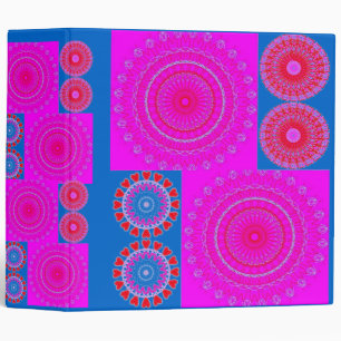 GROOVY TIMZ PSYCHEDELIC KALEIDESCOPE BINDERS
