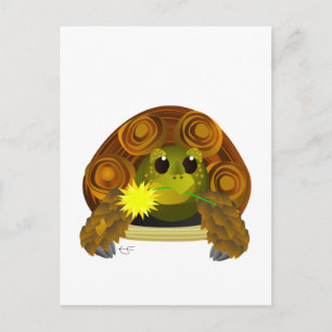 Groovy Tortoise Postcard