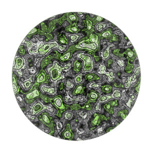 Groovy Trippy Grungy Funky Abstract Agender Pride Cutting Board