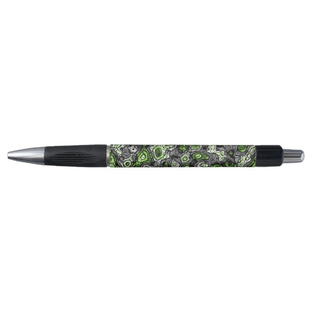 Groovy Trippy Grungy Funky Abstract Agender Pride Pen (Front)