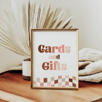 Groovy Two Cool 2nd Birthday Cards & Gifts Sign