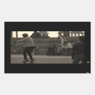 Groovy United Skates Summertime Photo Sticker