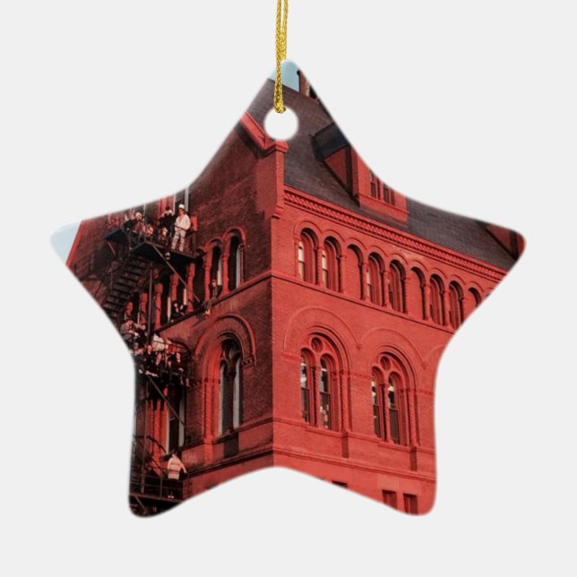 Groovy UV Ceramic Ornament (Front)