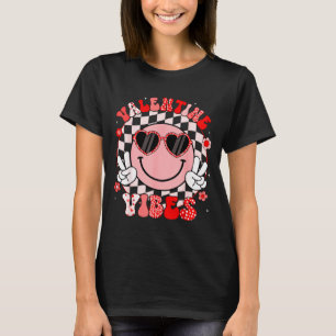 Groovy valentine vibes valentines day shirts women