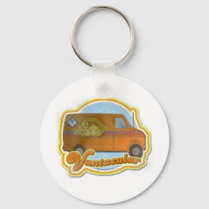 Groovy Vantacular Seventies Van Keychain
