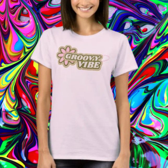 Groovy Vibe T-Shirt (Creator Uploaded)