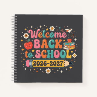 Groovy Welcome Back to School 2026-2027 Teacher  Notebook