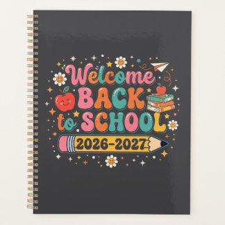 Groovy Welcome Back to School 2026-2027 Teacher  Planner