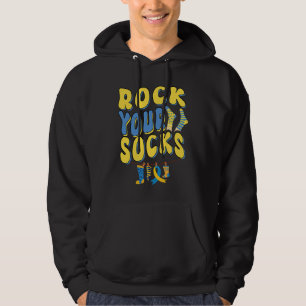 Groovy World Down Syndrome Day 2023  Rock Your Soc Hoodie