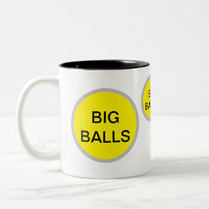 GROS BALLES Mug - Drôle à l'intérieur de la plaisa