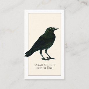 Gros Carte de visite Black Crow