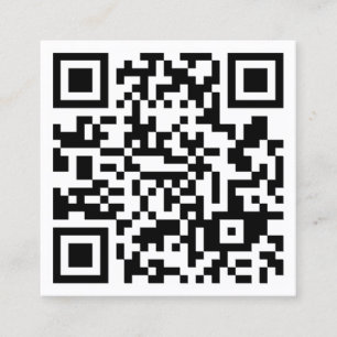 Gros Carte de visite de Carré de code QR géant