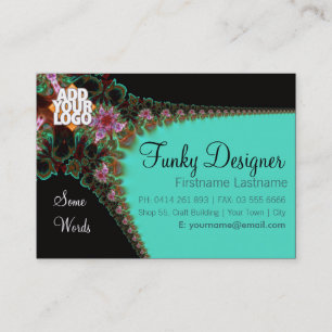 Gros Carte de visite de Funky Designer